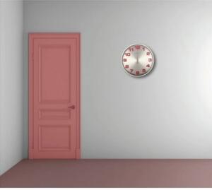 Designové nástěnné hodiny 3053wi Nextime Dash white 35cm