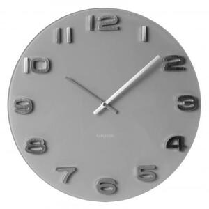 Designové nástěnné hodiny 5489GY Karlsson 35cm