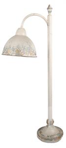 Béžová kovová stolní lampa – 36x20x77 cm