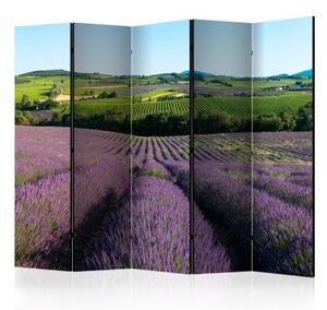 Paraván - Lavender fields II [Room Dividers]