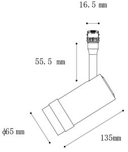 PALNAS 64008196N ŠÍŘKA: 65 mm, OVLÁDÁNÍ: bez stmívání, TEPLOTA LED: 3000 K