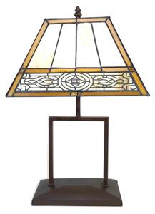 Stolní Tiffany lampa - 28*20*46 cm E27/max 1*40W - Clayre & Eef