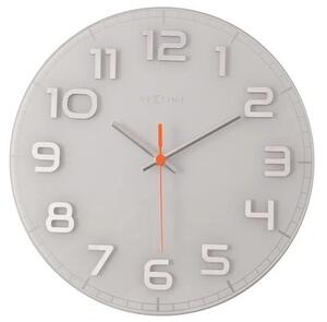 Designové nástěnné hodiny 8817wi Nextime Classy round 30cm