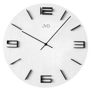 JVD Bílé designové nástěnné hodiny JVD HC27.5