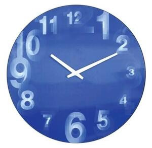 Designové nástěnné hodiny 3077bl Nextime 3D 39cm