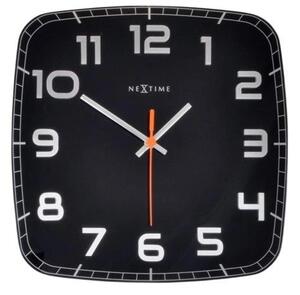 Designové nástěnné hodiny 8816zw Nextime Classy square 30cm