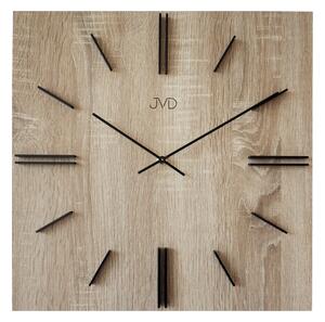JVD Designové hranaté dřevěné hodiny JVD HC45.1