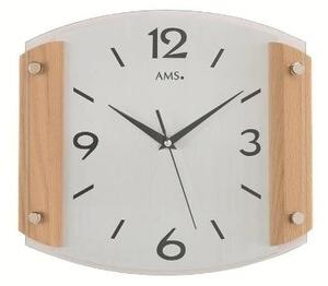 Nástěnné hodiny 5938/18 AMS řízené rádiovým signálem 30cm