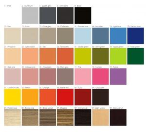 Designové hodiny 10-311 CalleaDesign Botticelli piccolo 32cm (více barevných variant) Barva caffe latte-14 - RAL1019