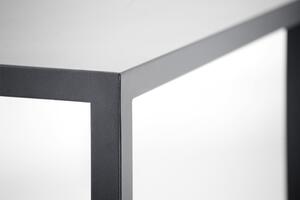 Antracitově šedý kovový zahradní stůl MARA IVO 80x80 cm