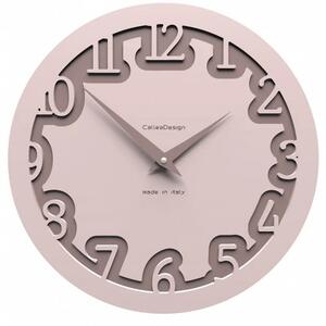 Designové hodiny 10-002 CalleaDesign Labirinto 30cm (více barevných verzí) Barva caffe latte-14 - RAL1019