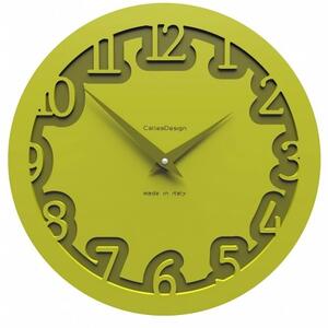 Designové hodiny 10-002 CalleaDesign Labirinto 30cm (více barevných verzí) Barva caffe latte-14 - RAL1019
