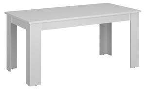 KONDELA Jídelní rozkládací stůl, bílá, 160-210x90, ERODIN
