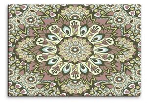 Malvis Obraz Mandala s květovými vzory Velikost: 90x60 cm