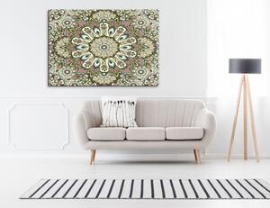 Malvis Obraz Mandala s květovými vzory Velikost: 90x60 cm