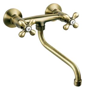 FERRO - Dřezová/umyvadlová baterie ANTICA bronz