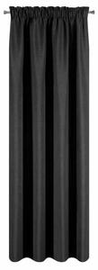 Klasický jednobarevný černý závěs 140 x 270 cm