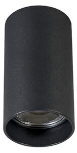 Sada 4 moderních přisazených bodových světel černá 5,5 cm GU10 50 mm - Tuba