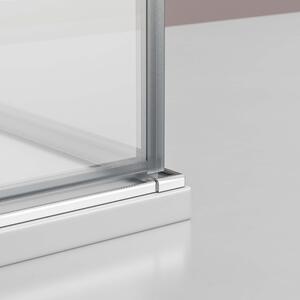 Rohové skládací dveře do sprchového koutu Nano real glass 8mm EX213 - 90 x 90 x 195 cm