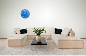 Designové nástěnné hodiny 3084bl Nextime v aglickém retro stylu 35cm