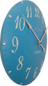 Designové nástěnné hodiny 3084bl Nextime v aglickém retro stylu 35cm