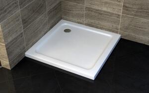 Sprchová vanička Sprchová vanička čtvercová akrylová - 80 x 80 cm včetně odtokové soupravy