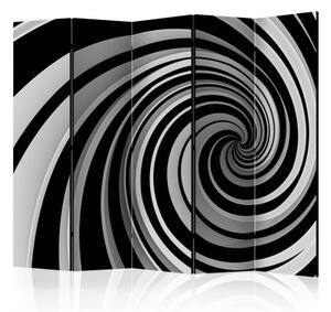 Paraván - Black and white swirl II [Room Dividers]