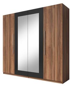 VERA - Šatní skříň se zrcadlem (20), borovice artic světlá/borovice artic tmavá