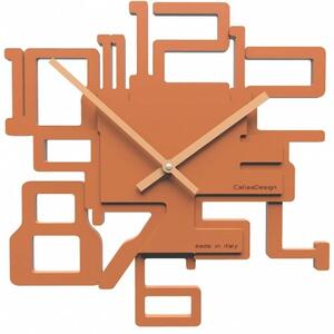 Designové hodiny 10-003 CalleaDesign Kron 32cm (více barevných variant) Barva terracotta(cihlová)-24