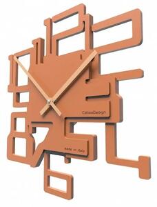Designové hodiny 10-003 CalleaDesign Kron 32cm (více barevných variant) Barva stříbrná-2 - RAL9006