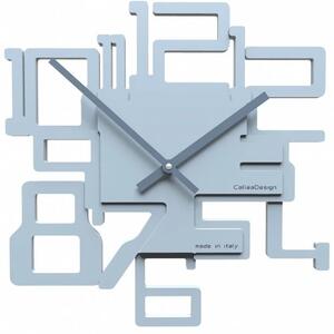 Designové hodiny 10-003 CalleaDesign Kron 32cm (více barevných variant) Barva stříbrná-2 - RAL9006
