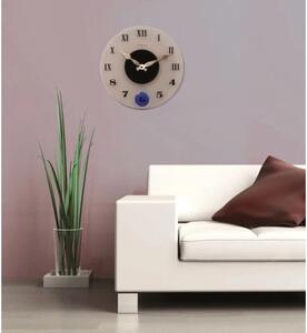 Designové nástěnné kyvadlové hodiny 8635 Nextime Milano Color 35cm