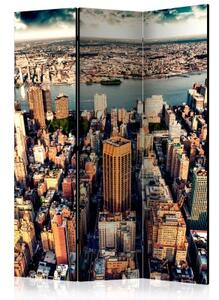 Paraván - Bird's Eye View of New York [Room Dividers]