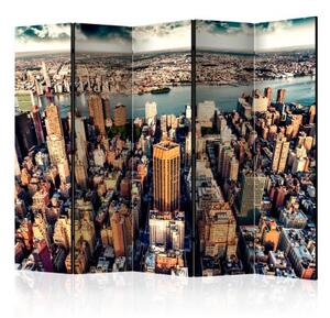Paraván - Bird's Eye View of New York II [Room Dividers]