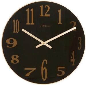 Designové nástěnné hodiny 2472zw Nextime Smoke Mirror 43cm