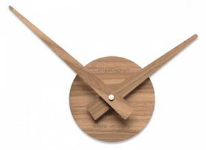 Designové hodiny 10-311 CalleaDesign Botticelli piccolo natur 32cm (více variant dýhy) Dýha černý ořech - 85