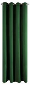 Hotový jednobarevný závěs tmavě zelené barvy Délka: 250 cm