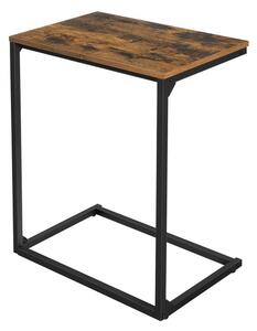 Přístavný stolek EVORA III černá/hnědá
