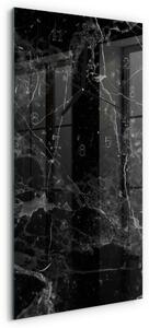 Skleněné hodiny vertikální Grafit zsppc-30x60-00059747