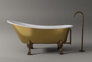 Volně stojící vana PARIS PREMIUM - 175 x 74 cm - zlatá