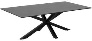 Scandi Černý keramický konferenční stolek Skyline 130 x 70 cm