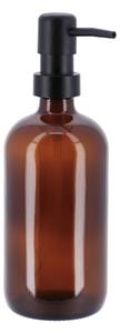 Dávkovač mýdla Amber, hnědá/ s černými prvky, 500 ml BT