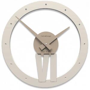Designové hodiny 10-015 CalleaDesign Xavier 35cm (více barevných variant) Barva bílá-1 - RAL9003