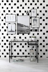 Fototapeta Bílé zdi černé čtverce Samolepící 250x250cm