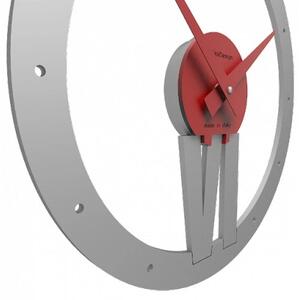 Designové hodiny 10-015 CalleaDesign Xavier 35cm (více barevných variant) Barva bílá-1 - RAL9003