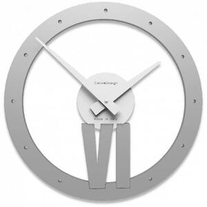 Designové hodiny 10-015 CalleaDesign Xavier 35cm (více barevných variant) Barva bílá-1 - RAL9003
