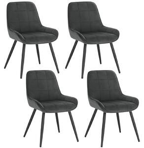 Jídelní židle - Židle - Židle do jídelny - Kuchyňské židle - Čalounění - Ergonomický design - Ocelová konstrukce
