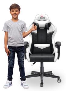 Dětská hrací židle HC - 1004 černobílá