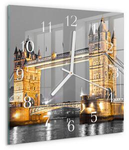 Skleněné hodiny Tower Bridge zskb-30x30-00083929