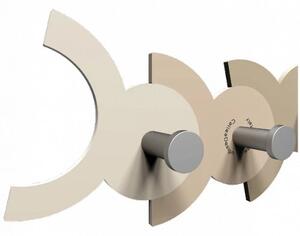 Designový nástěnný věšák 13-014 CalleaDesign DienneA - set 3ks (více barevných verzí) Barva vínová červená-65 - RAL3003